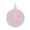 Rembrandt Baby Feet On Disc - Pink Charm - Silver - 10-1019-1-SS