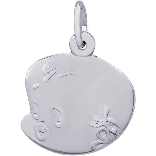 Baby's Face Charm Silver - 10-2500