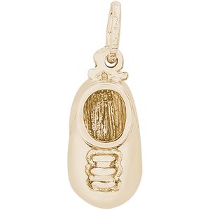 Baby Shoe Charm 10K Gold - 10-2393