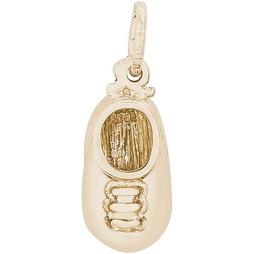 Baby Shoe Charm Gold Plated - 10-2393