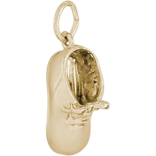 Baby Shoe Charm Gold Plated - 10-0208
