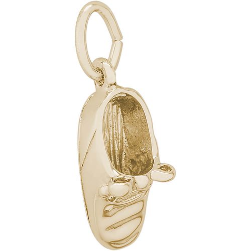 Baby Shoe Charm Gold Plated - 10-6522