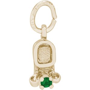 Baby Shoe Charm May 14K Gold - 10-0473-5