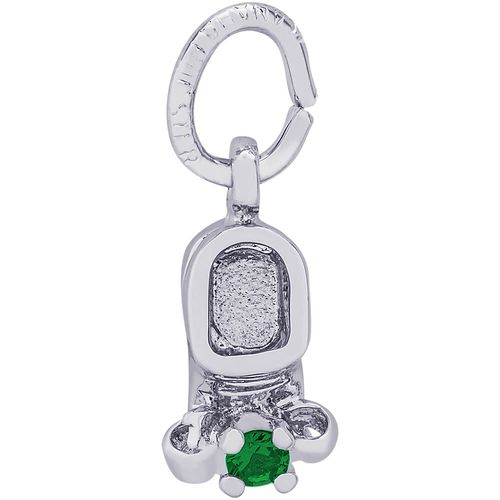 Baby Shoe Charm May Silver - 10-0473-5