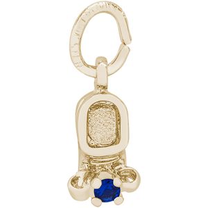 Baby Shoe Charm Sept 14K Gold - 10-0473-9