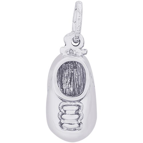 Baby Shoe Charm Silver - 10-2393
