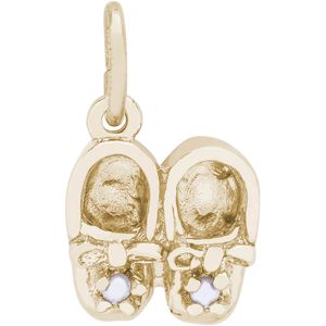 Baby Shoes Charm 10K Gold - 10-0517