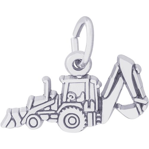 Backhoe Charm Silver - 10-6586