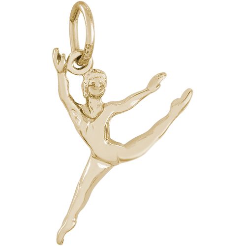 Ballet Dancer Charm 10K Gold - 10-3449