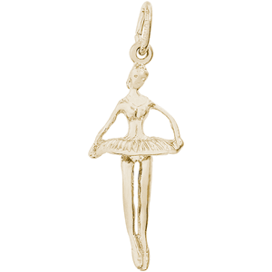 Ballet Dancer Charm 10K Gold - 10-1614