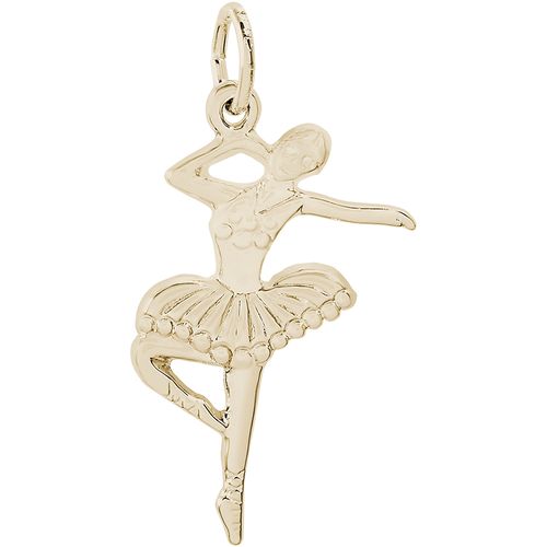 Ballet Dancer Charm 14K Gold - 10-0191