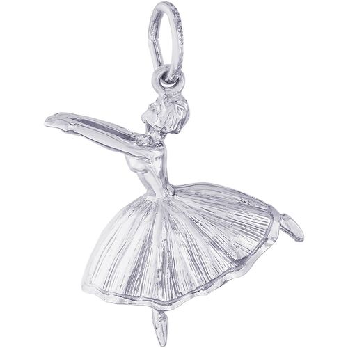 Ballet Dancer Charm Silver - 10-0190