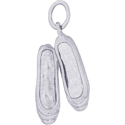 Ballet Shoes Charm Silver - 10-0189