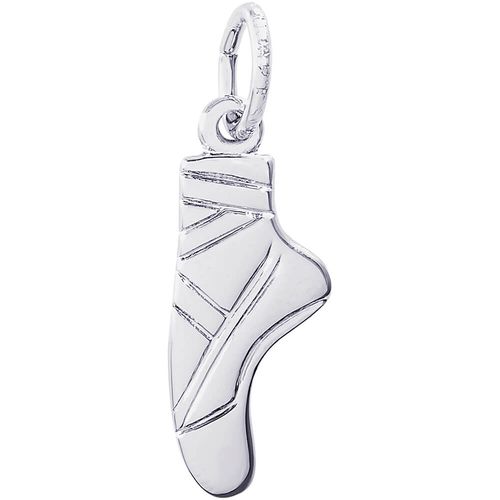 Ballet Slipper Charm Silver - 10-0789