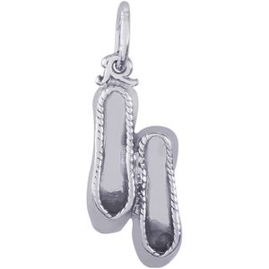 Ballet Slippers Charm Silver - 10-8286