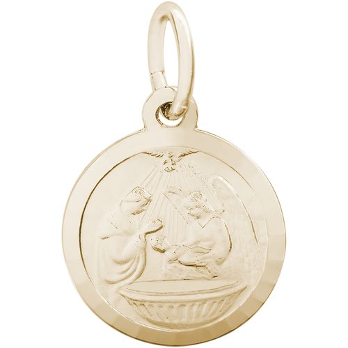 Baptism Charm Gold Plated - 10-7776