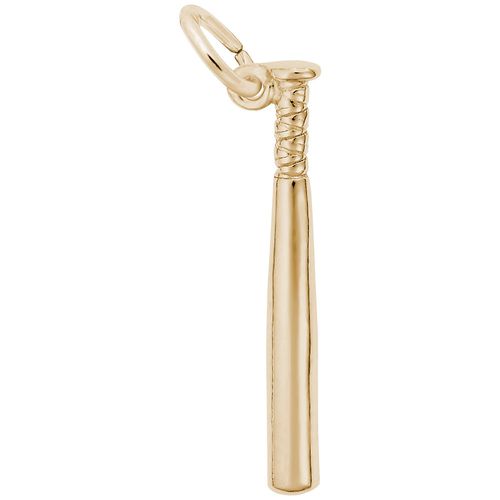 Baseball Bat Charm 14K Gold - 10-7801