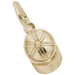 Baseball Cap Charm 10K Gold - 10-6429