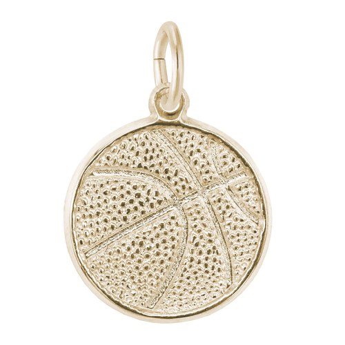 Rembrandt Basketball Charm - Gold Plated - 10-1106-0-GP