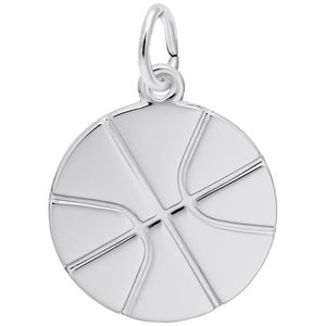 Basketball Charm Silver - 10-7786
