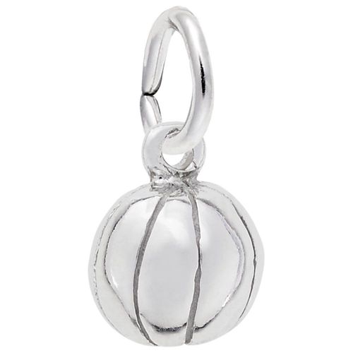 Basketball Charm White Gold - 10-5628