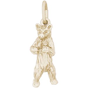 Bear Charm Gold Plated - 10-0156