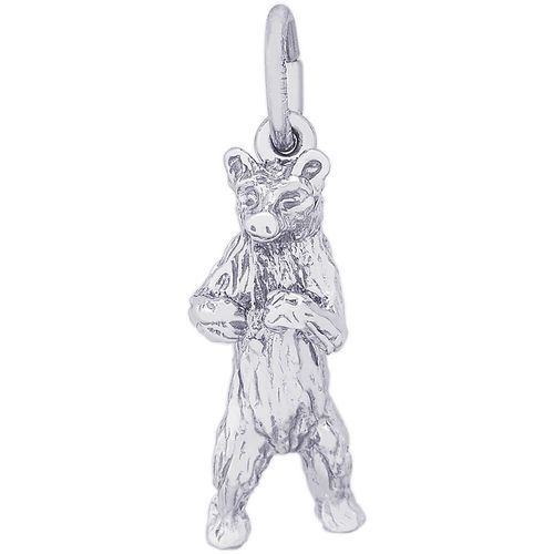 Bear Charm Silver - 10-0156