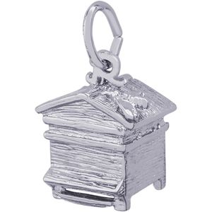 Beehive Charm Silver - 10-8216