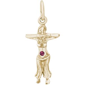 Belly Dancer Charm 14K Gold - 10-2184