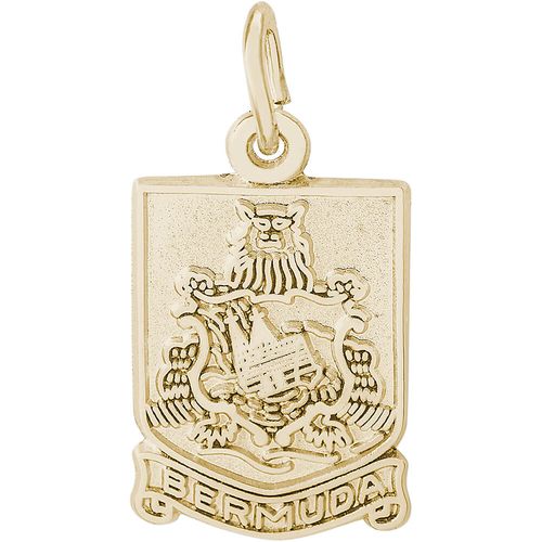 Bermuda Crest Charm Gold Plated - 10-5271