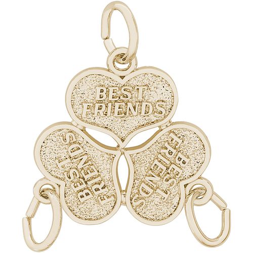 Best Friends Charm Gold Plated - 10-7741
