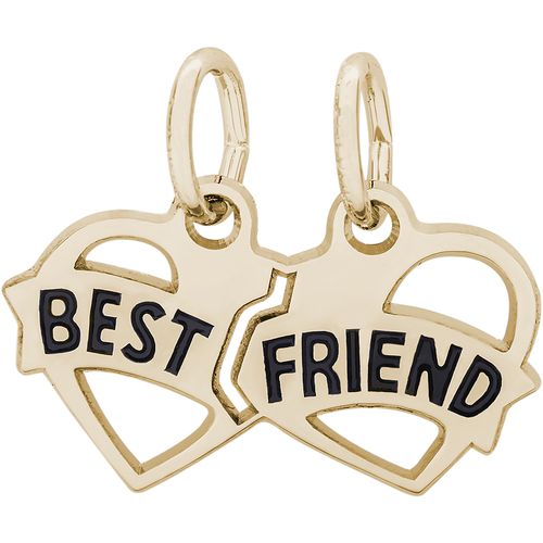 Best Friends Charm Gold Plated - 10-6596