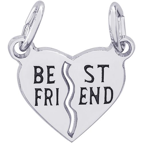 Best Friends Charm White Gold - 10-3405