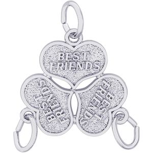 Best Friends Charm White Gold - 10-7741