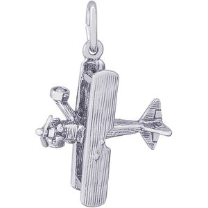 Bi-Plane Charm White Gold - 10-3357