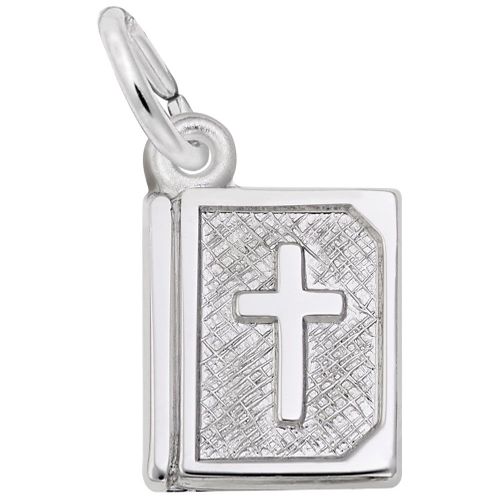 Bible Charm White Gold - 10-1228