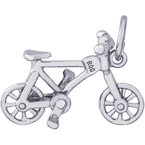 Bicycle Charm White Gold - 10-0476