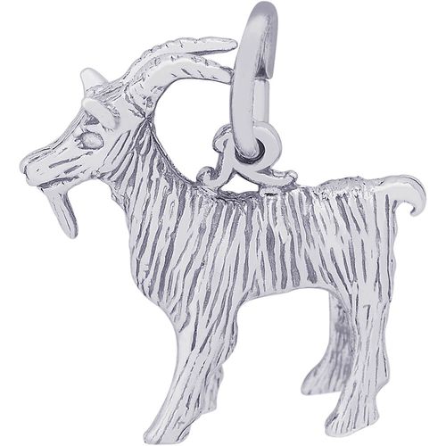Billy Goat Charm White Gold - 10-8143