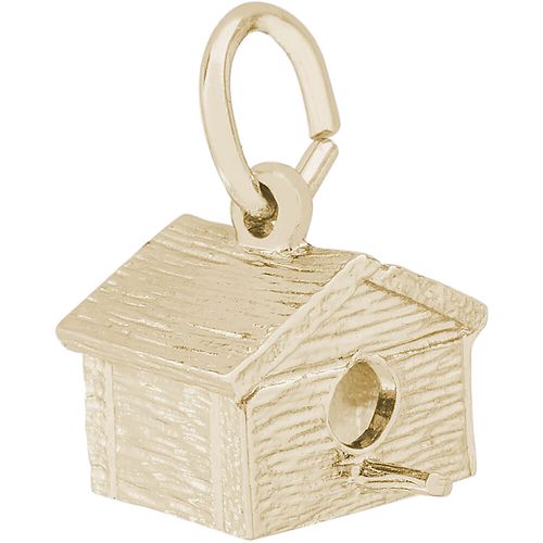 Birdhouse Charm 14K Gold - 10-3653