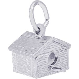 Birdhouse Charm Silver - 10-3653
