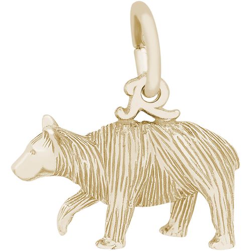 Black Bear Charm 14K Gold - 10-8248
