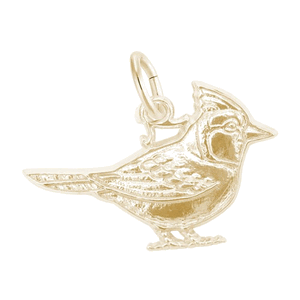 Rembrandt Blue Jay Charm - 10K Gold - 10-1119-0-10K