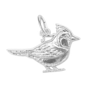 Rembrandt Blue Jay Charm - Silver - 10-1119-0-SS
