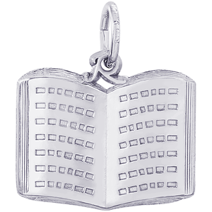 Book Charm Silver - 10-3160