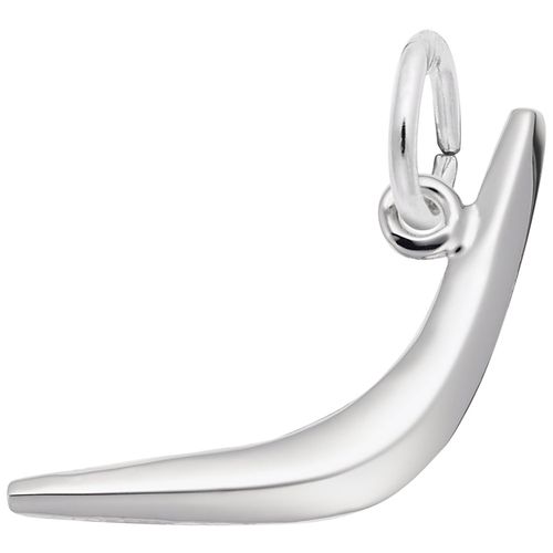 Boomerang Charm White Gold - 10-4095