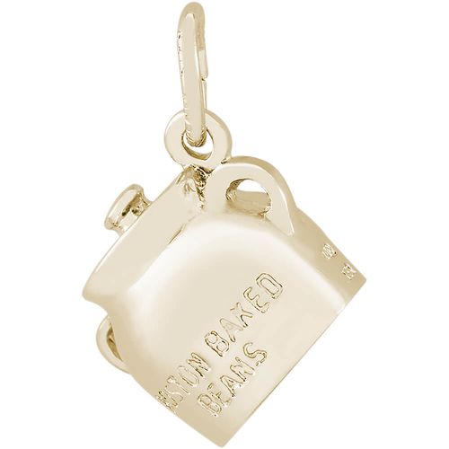 Boston Baked Beans Charm Gold Plated - 10-3950