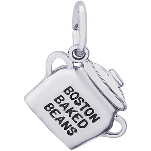 Boston Baked Beans Charm Silver - 10-3715