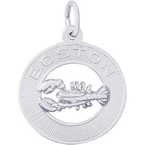 Boston Lobster Charm Silver - 10-3936