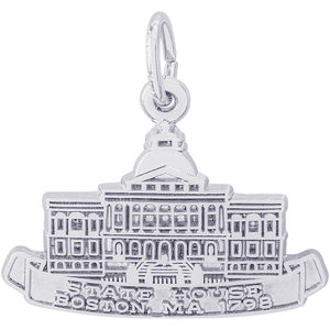 Boston State House Charm Silver - 10-2952