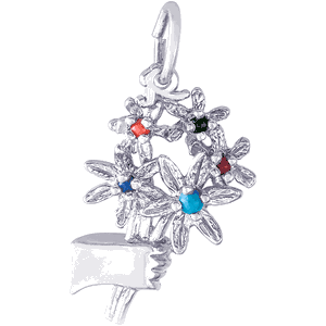 Bouquet Charm Silver - 10-4507